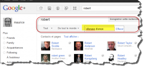 google plus et fonctionnalité de recherche locale
