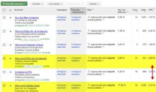 Taux de diffusion des annonces