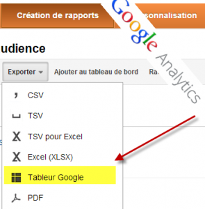 Export Tableur