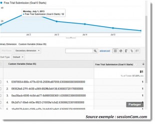 google analytics variable personnalisee