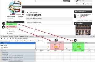 La Timeline souligne les clics en temps réel