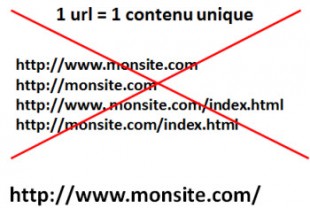 1 url = 1 contenu