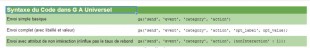 syntaxe code
