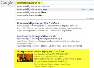 Des Serp Google sur Vidéos souvent en haut de page..