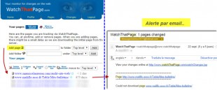 Surveiller le contenu d'une page 