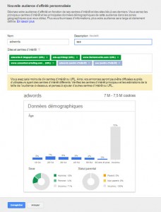 audiences affinitaires personnalisées