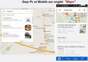 Recherche Maps sur Pc et Mobile