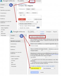 creation cpte google adw
