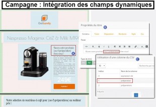 Campagne : Création dynamique