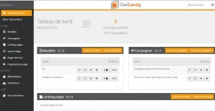 Aperçu de la plateforme GetLandy