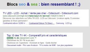 Assimilation des snippet seo et annonce sea