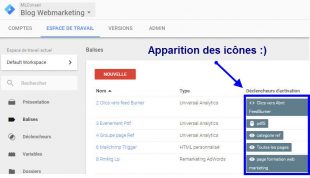 google tag manager nouveau design