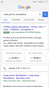 Extension de prix sur mobile uniquement