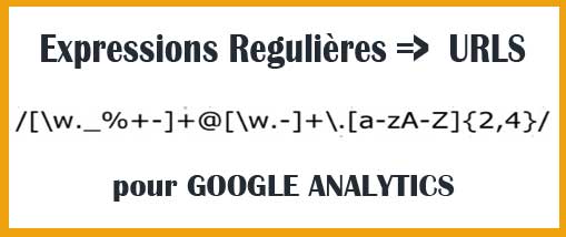 8 expressions régulières pour Google Analytics