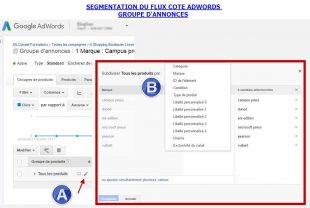 Segmentation cote adwords