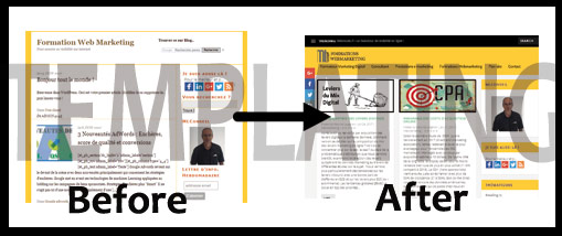 Changer le template de son site web