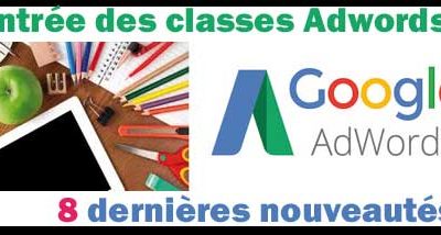 Google adwords fait sa rentrée