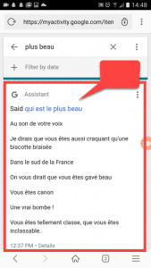 Ok google qui est le plus beau ?