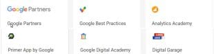 Plateformes de savoirs et Certif Google