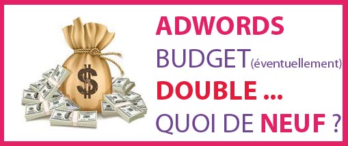 Doublement du Budget AdWords Bilan après 6 mois