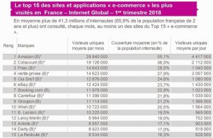 audience top 15 sites web