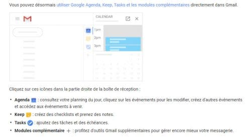 Pincipale Nouveauté sur Gmail