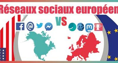 4 réseaux sociaux Européennes pour contrer les Américains
