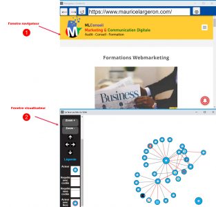 lancement navigateur et visualiseur