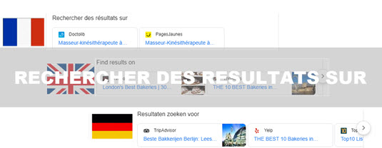Rechercher des résultats sur , 1 serp google à suivre