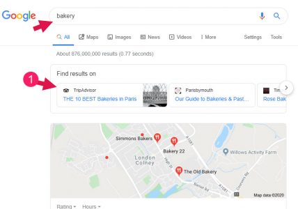 resultat : rechercher des résultats sur google pour la requete bakery