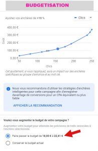 Simulateur et budgetisation de la campagne