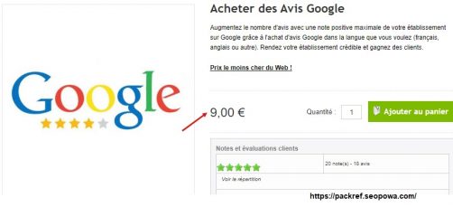 acheter des avis google