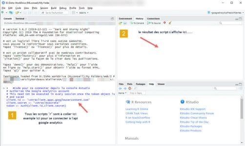 Console rStudio