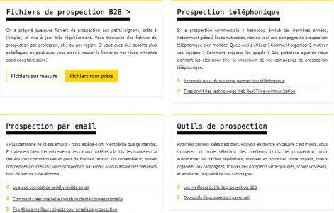 Salesdorado et fichiers de prospection