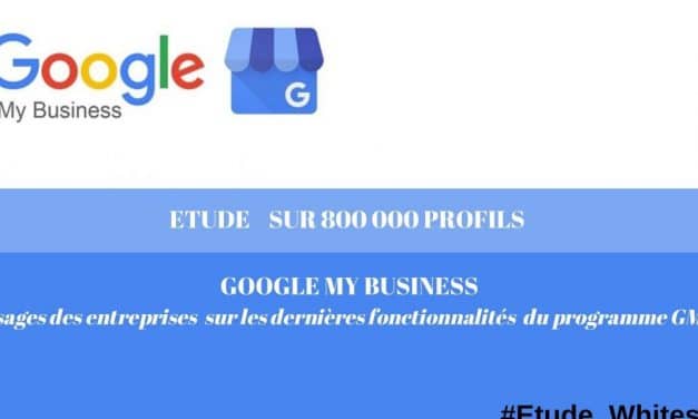 Google My Business Etude sur ses Usages par les professionnels