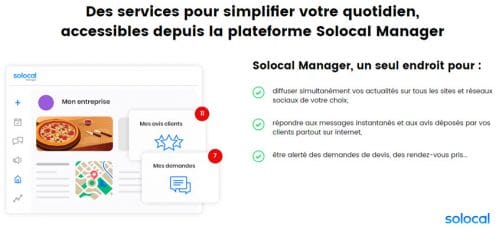 solocal manager pour gérer les conversations