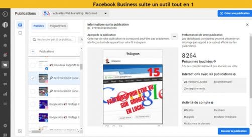 Business suite Facebook 