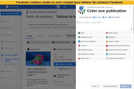 Creator studio Facebook