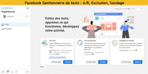 Facebook gestionnaire de formulaire