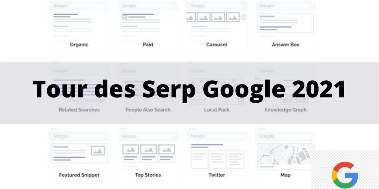 Serp Google ou typologie des résultats de recherche en 2021