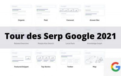 Serp Google ou typologie des résultats de recherche en 2021