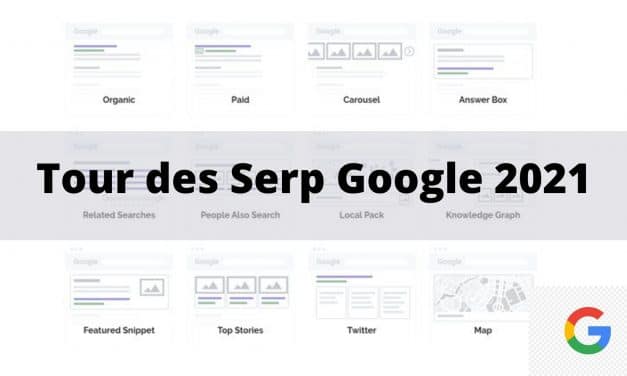 Serp Google ou typologie des résultats de recherche en 2021