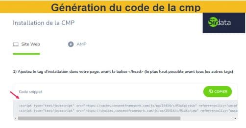 Génération du Code de la Cmp