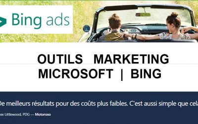 Panorama des Outils Marketing Microsoft/Bing