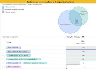 Tendances sur segements d'audiences