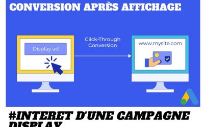 Campagne Display avec l’indicateur conversion après affichage