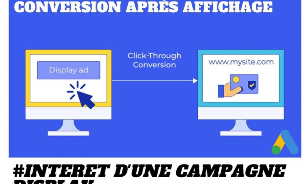 Campagne Display avec l’indicateur conversion après affichage