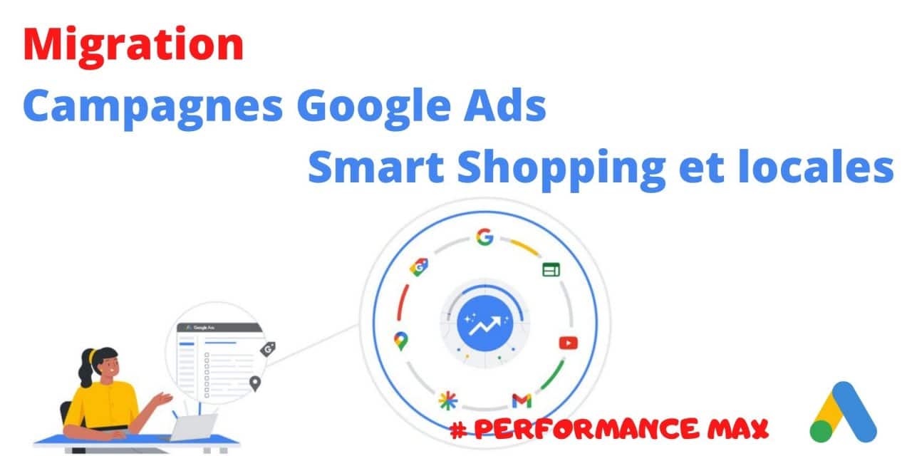 Migration des campagnes Google ads Smart shopping et Locales vers perf max
