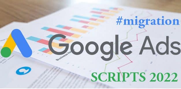 Migration des scripts google ads 2022