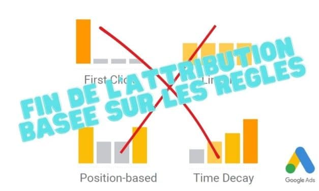 Fin des modèles d’attribution basés sur les règles dans Google Ads